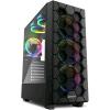 Sharkoon RGB Hex — case ATX con 6 ventole ARGB da 120 mm, nero