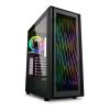 Sharkoon RGB Wave — case ATX con 4 ventole ARGB da 120 mm, nero