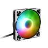 SHARKOON SILENTSTORM VENTOLA 120 PWM RGB CON CUSCINETTI ANTIVIBRAZIONE BIANCO NERO