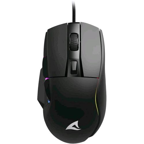 SHARKOON SKILLER SGM35 MOUSE OTTICO GAMING MANO DESTRA USB-A 6.400 DPI NERO