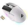 SHARKOON SKILLER SGM50W — mouse gaming wireless e USB, 6.400 DPI, RGB, bianco
