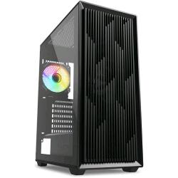 Sharkoon VK2 RGB — case ATX con pannello laterale in vetro temperato, nero