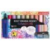 STABILO BOSS NATURE COLORS DESKSET EVIDENZIATORI PUNTA A SCALPELLO 2/5 mm COLORI ASSORTITI CONF 10 Pz.