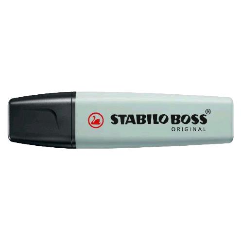 STABILO BOSS ORIGINAL NATURE COLORS EVIDENZIATORE PUNTA A SCALPELLO 2/5 mm FOGLIA DI TE' CONF 10 Pz.
