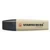STABILO BOSS ORIGINAL NATURE COLORS EVIDENZIATORE PUNTA A SCALPELLO 2/5 mm VERDE OLIVA CONF 10 Pz.