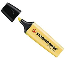 STABILO BOSS ORIGINAL PASTEL EVIDENZIATORE GIALLO BANANA 10 Pz.
