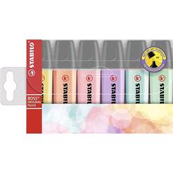 STABILO BOSS PASTEL EVIDENZIATORE ASSORTITI 6 Pz