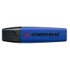 STABILO BOSS WILDFLOWER EVIDENZIATORE PUNTA A SCALPELLO 2/5 mm BLU ELETTRICO CONF 10 Pz.