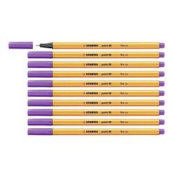 STABILO FINELINER POINT 88 PENNA PUNTA IN FIBRA 0.4 mm COLORE VIOLA CONF. 10 Pz.
