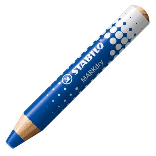STABILO MARKDRY MATITONE PER LAVAGNE BIANCHE E A FOGLI BLU CONF 5 Pz.