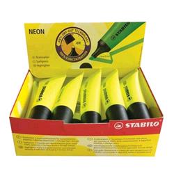 STABILO NEON EVIDENZIATORE GIALLO 10 Pz
