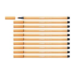 STABILO PEN 68 NEON PENNA PER GRAFICA TRATTO 1 MM COLORE ARANCIONE FLUO CONF. 10 Pz.