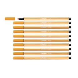 STABILO PEN 68 PENNA PER GRAFICA TRATTO 1 MM COLORE ARANCIONE CONF. 10 Pz.