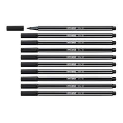 STABILO PEN 68 PENNA PER GRAFICA TRATTO 1 MM COLORE NERO CONF. 10 Pz.