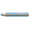 STABILO WOODY 3 IN 1 PASTELLO A CERA E ACQUARELLO MINA 10 mm AZZURRO CONF 5 Pz.