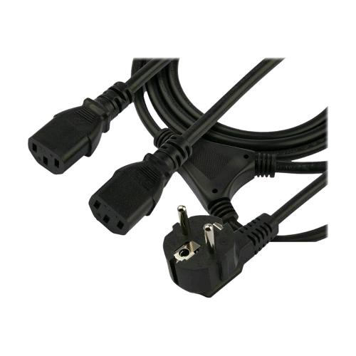 StarTech.com PXT101YEU2M — Cavo Schuko a due C13, 2 m