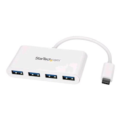 StarTech.com HB30C4ABW — Hub USB-C con quattro USB-A, bianco