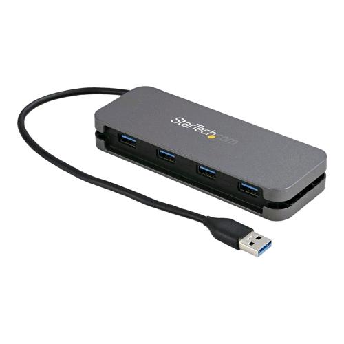 StarTech.com HB30AM4AB — Hub USB-A a quattro porte, cavo 28 cm