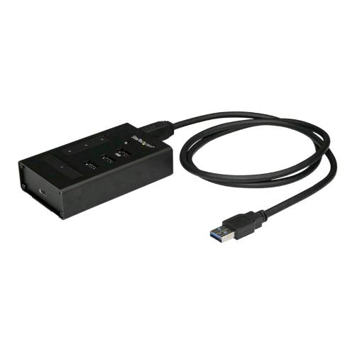 StarTech.com HB30A3A1CST — Hub USB 3.0 in metallo, tre USB-A e una USB-C