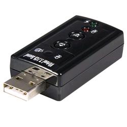 StarTech.com ICUSBAUDIO7 — Scheda audio USB stereo con surround virtuale 7.1