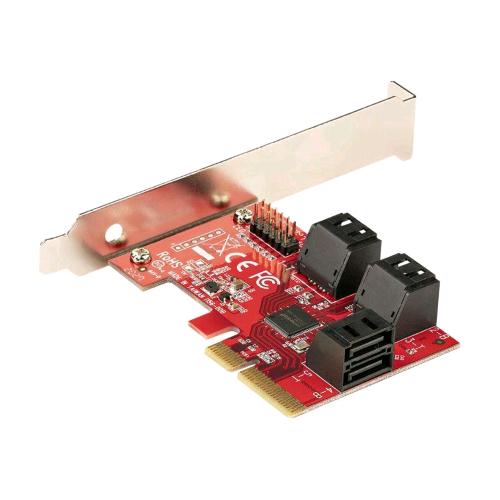 StarTech.com 6P6G-PCIE-SATA-CARD — Scheda PCIe con sei porte SATA 6 Gbit/s