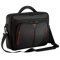 Borsa Targus Classic+ Clamshell per notebook da 17–18 pollici, colore nero/rosso