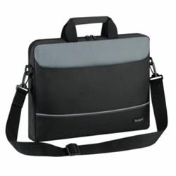 Borsa Targus Intellect Topload per notebook da 15,6 pollici, colore nero/grigio
