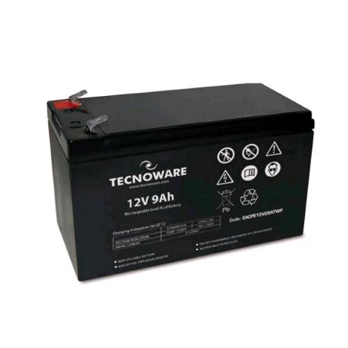 TECNOWARE Power Battery 12V 9Ah — batteria al piombo, EACPE12V09ATWP