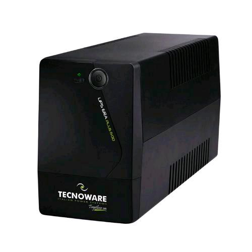 TECNOWARE ERA PLUS 600 UPS 600VA/420W TECNOLOGIA LINE INTERACTIVE CON STABILIZZATORE ONDA PSEUDOSINUSOIDALE OUTPUT 2 SCHUKO