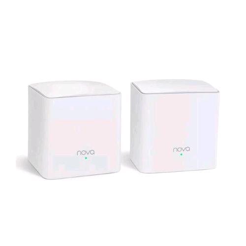 Tenda Nova MW5c 2-Pack — sistema mesh Wi-Fi 5 AC1200 dual band, 2 unità con porte Gigabit, bianco