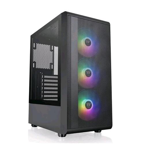 Thermaltake S200 TG ARGB nero — case senza alimentatore