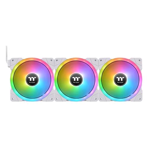 Thermaltake SWAFAN EX12 RGB White — kit 3 ventole 120 mm