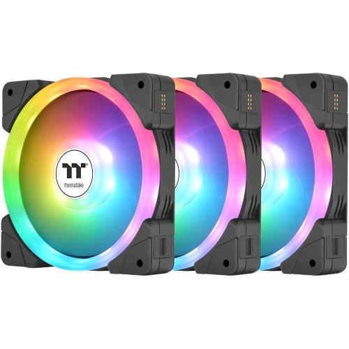 Thermaltake SWAFAN EX14 ARGB nero — kit 3 ventole 140 mm