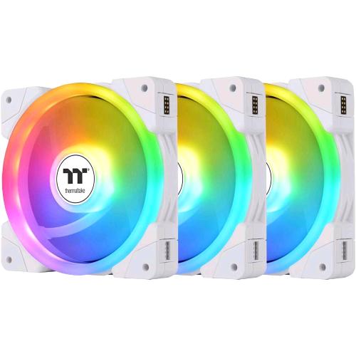 Thermaltake SWAFAN EX14 ARGB bianco — kit 3 ventole 140 mm