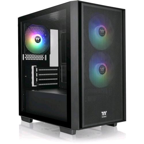 Thermaltake Versa H16 TG ARGB nero — case senza alimentatore