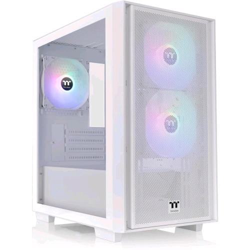 Thermaltake Versa H16 TG ARGB Snow bianco — case senza alimentatore