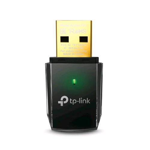 TP-LINK ARCHER T2U AC600 DUAL BAND ADATTATORE SCHEDA DI RETE USB