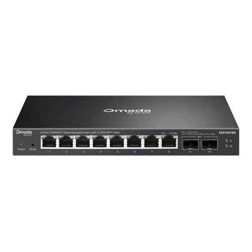 TP-Link ES210X-M2 — 8 porte 2.5GBASE-T switch a gestione semplificata con 2 10GE SFP+ slot