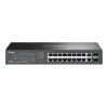 TP-LINK OMADA ES220GP V1 SWITCH GESTITO 16 x 10/100/1000 (PoE+) + 2 x 10/100/1000 + 2 x Gigabit SFP PoE+ (150 W) DESKTOP MONTABILE SU RACK