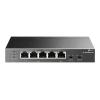 TP-Link TL-SG1005P-PD, switch 5 porte Gigabit con ingresso PoE e 4 uscite PoE+, budget fino a 66 W secondo alimentazione