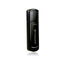 TRANSCEND JETFLASH 350 64GB USB 2.0 PEN DRIVE BLACK