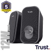 TRUST ADOR 2.0 SET ALTOPARLANTI SPEAKERS 2.0 12 W - 6 W RMS CON PRESA PER CUFFI NERO/GRIGIO