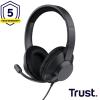TRUST AYDA MAX CUFFIA CON MICROFONO A FILO USB RIDUZIONE DEL RUMORE ENC