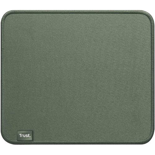 TRUST BOYE TAPPETINO PER MOUSE DA UFFICIO PER LAVORO DESIGN SOSTENIBILE MATERIALI RICICLATI FONDO ANTISCIVOLO 250 x 210 x 3mm BORDO CON CUCITURE LAVABILE IN LAVATRICE VERDE
