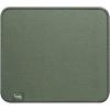 TRUST BOYE TAPPETINO PER MOUSE DA UFFICIO PER LAVORO DESIGN SOSTENIBILE MATERIALI RICICLATI FONDO ANTISCIVOLO 250 x 210 x 3mm BORDO CON CUCITURE LAVABILE IN LAVATRICE VERDE