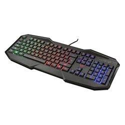 TRUST GXT 830-RW AVONN TASTIERA GAMING USB LAYOUT ITALIANO RETROILLUMINAZIONE LED COLORE NERO