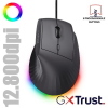 TRUST GXT145 REXXA MOUSE GAMING ERGONOMICO RGB USB 6 TASTI PROGRAMMABILI 12.800 DPI CAVO 1.7 MT NERO