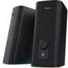 TRUST GXT612 CETIC 2.0 RGB COPPIA DI SPEAKER DOPPIA CONNESSIONE BLUETOOTH + JACK 3,5mm 9W RMS ILLUMINAZIONE RGB NERO