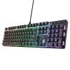 TRUST GXT871 ZORA TASTIERA GAMING MECCANICA RGB USB LAYOUT ITALIANO NERO