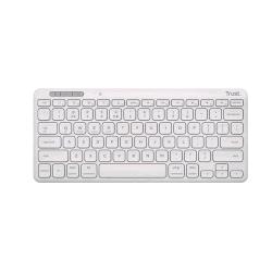 TRUST LYRA TASTIERA WIRELESS COMPATTA MULTIDISPOSITIVO USB-A USB-C LAYOUT ITALIA BIANCO
